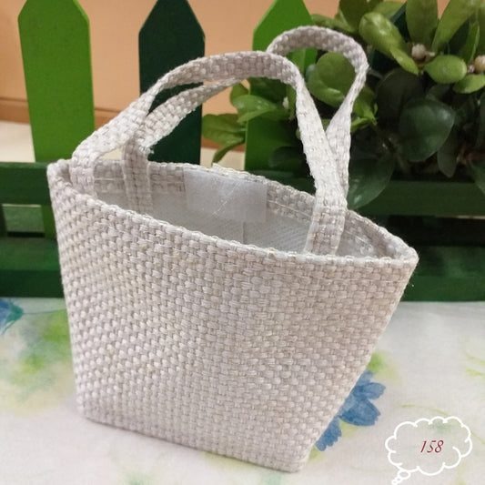 iuta bianca forma shopper mini borsetta sportina juta per sacchetti portaconfetti economici originali particolari di rafia per Italian bomboniere da confezionare confetti