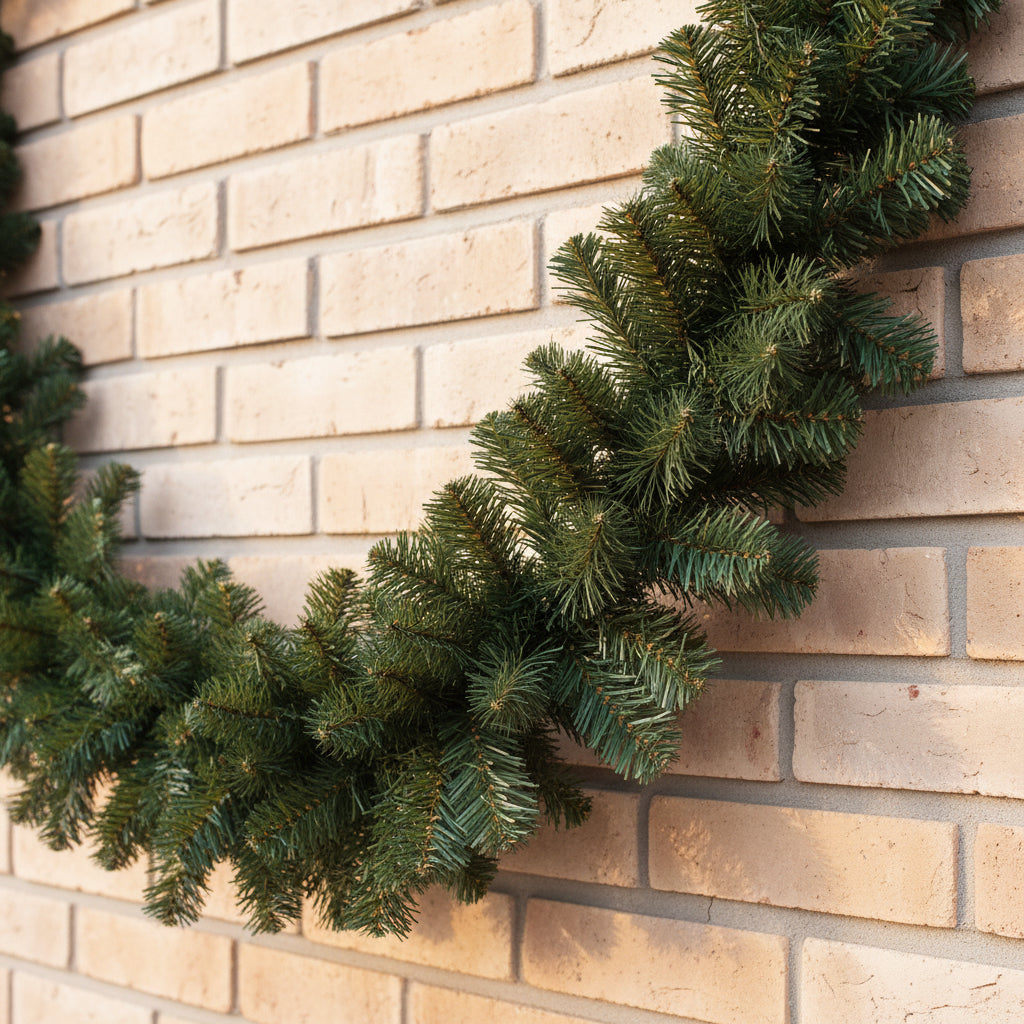lunghissimo sintetico artificiale finto pine garland 4880-15 modello ghirlanda rametti pino verde abete Stafil ghirlanda natalizia filo festone per decorazioni addobbi Natale