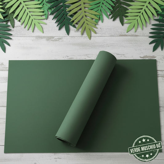 foam mousse moosgummi verde scuro muschio colori gomma eva carta crepla 2 mm fommy fogli stafil 40 x 60 idea fai da te foglie palme e felce