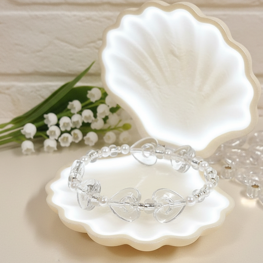kit perline e cuoricini per fai da te bigiotteria bijoux gioielli di perle bracciale amicizia