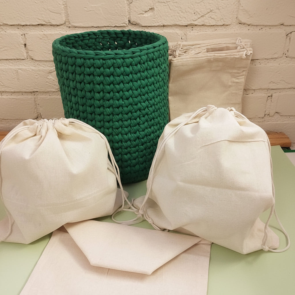 piegami così se la borsa è più bassa sacchetto cotone coulisse corda per interno o packaging borse uncinetto a rete shopper bags fettuccia