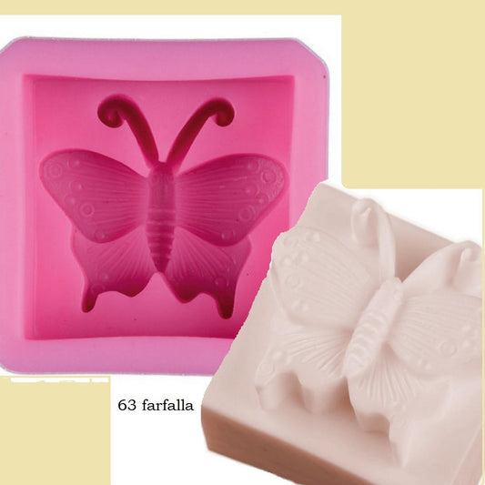 stampo silicone farfalla per fimo cernit gesso paste polimeriche, polvere di ceramica, creta, argilla, Das, sapone, cera, segnaposto bomboniere lavoretti hobbistica bambini