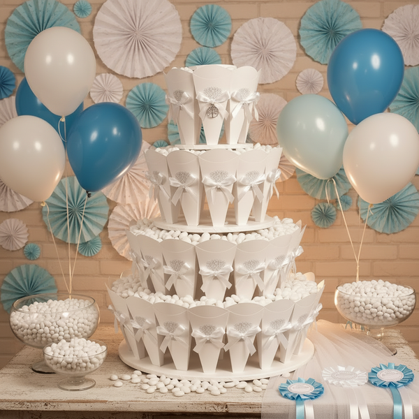 Addobbi Matrimonio Fai da Te – Coni, Fiocchi Coccarde per decorazioni