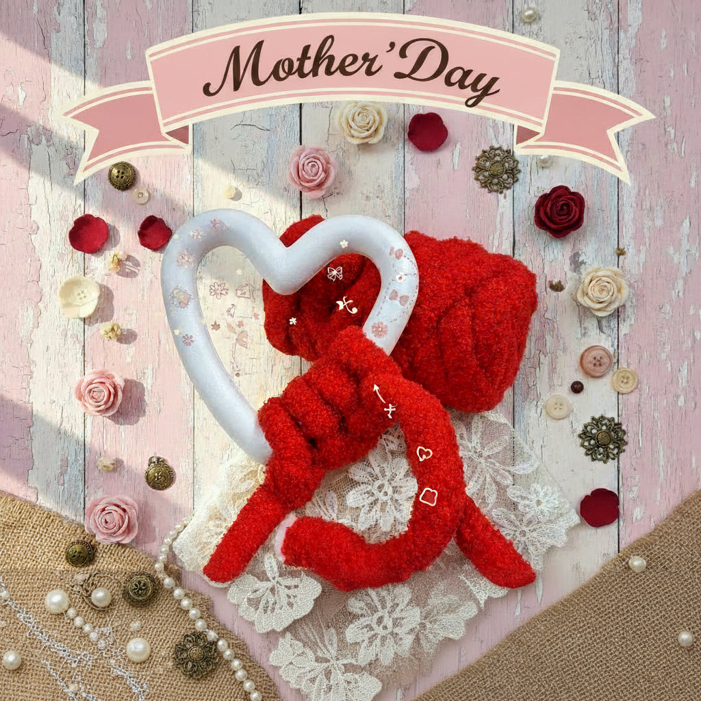 come realizzare allestimento vetrina bella di san valentino con petali rose di stoffa filigrane bottoni shabby chic juta e pizzo fili di perle, rivestire fuoriporta corona forma cuore con filato imbottito marshmallow da intrecciare a mano