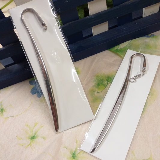 aste di metallo basi per segnalibro fai da te bigiotteria bomboniere con occhiello o catenella per ciondoli charms bijoux perline