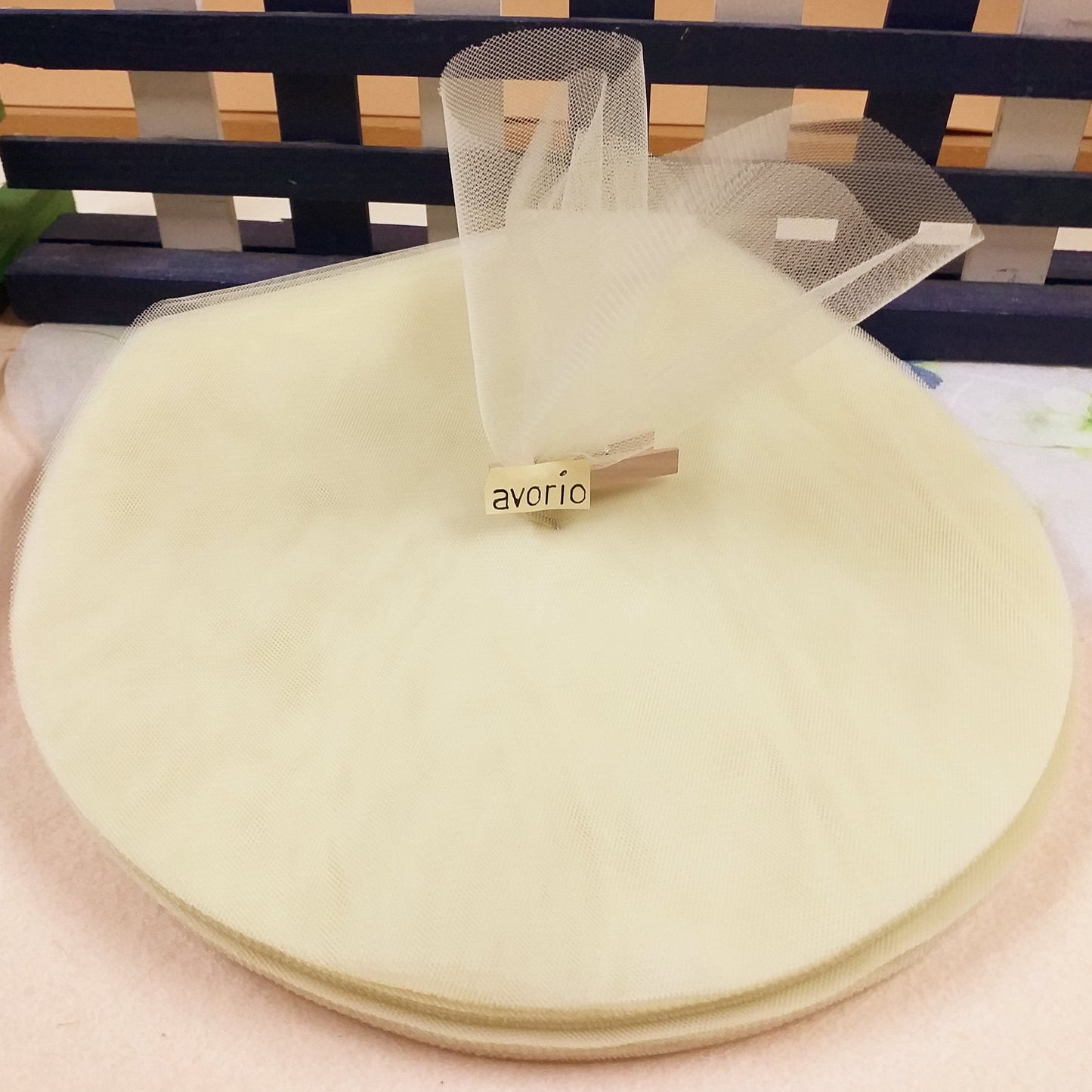 beige avorio tulle per confetti bomboniere fai da te rotondo colorato centrini cerchi dischi per confezionare sacchetti pompon confetti caramelle