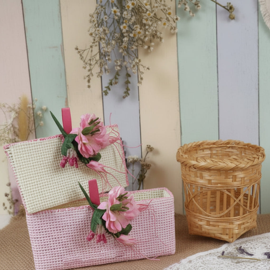 mini cestini piccoli per bomboniere portaconfetti confezionamento packaging di juta corda rafia vimini borsina sportina per decorazioni hobby fai da te confezionare regalini pasquali e confetti
