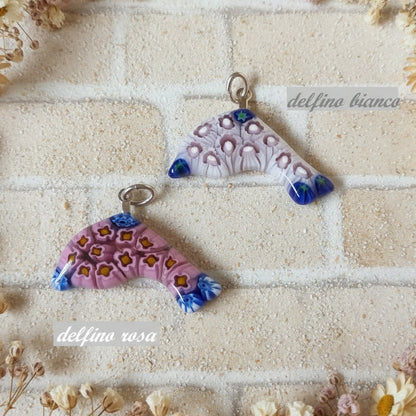 murrine charms ciondoli delfino elefante pendenti bracciali collane artigianali fai da te tema animali