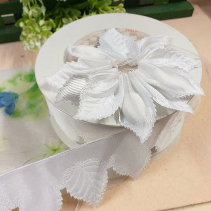 bobina rotolo nastro canetè organza portaconfetti tirante foglie petali per costruire coccarda segnaposto packaging confezionamento bomboniere fai da te fiori confetti italiani