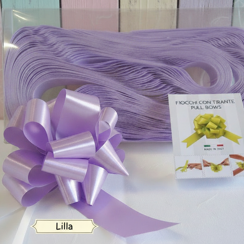 coccarde lilla lavanda matrimonio fai da te grandi fiocchi auto sposi invitati addobbi allestimento confettata ad uso packaging vetrinistica comunione battesimo compleanno anniversario