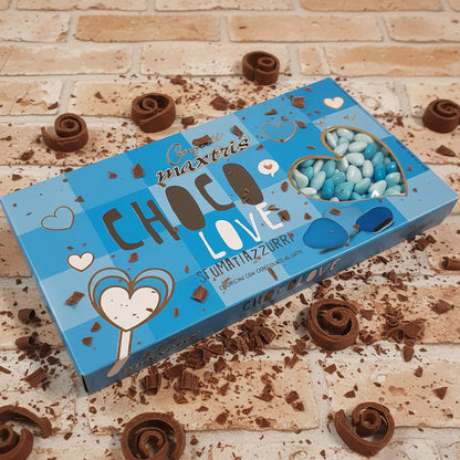 Confetti cuoricini Maxtris sfumati e forma cuore bianchi cioccolato