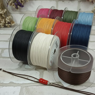 Cordini cerati cordoncino 1 mm cotone uncinetto collane bigiotteria