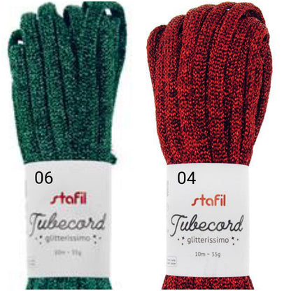 verde rosso corda per scritta di filo cordino lurex glitterissimo lamè stafil tubecord cordoncino tubolare pronto per nomi ghirlande fuoriporta centrotavola packaging pacchi confezioni regalo Natale