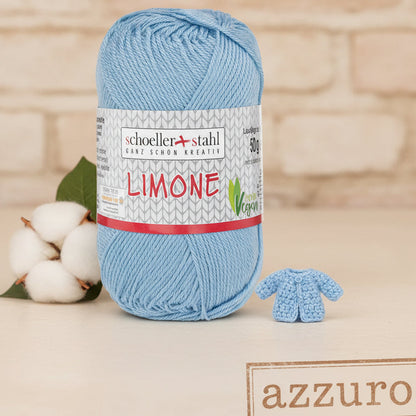azzurro filato grosso Stafil kairo lana stock filo di cotone supermercerizzato per uncinetto ferri lavori a maglia 3-4 uso sferruzzare crochet top canotta costumi estivi scialli maglie sandali espadrillas cappelli moda mare abbigliamento amigurumi casa delle bambole