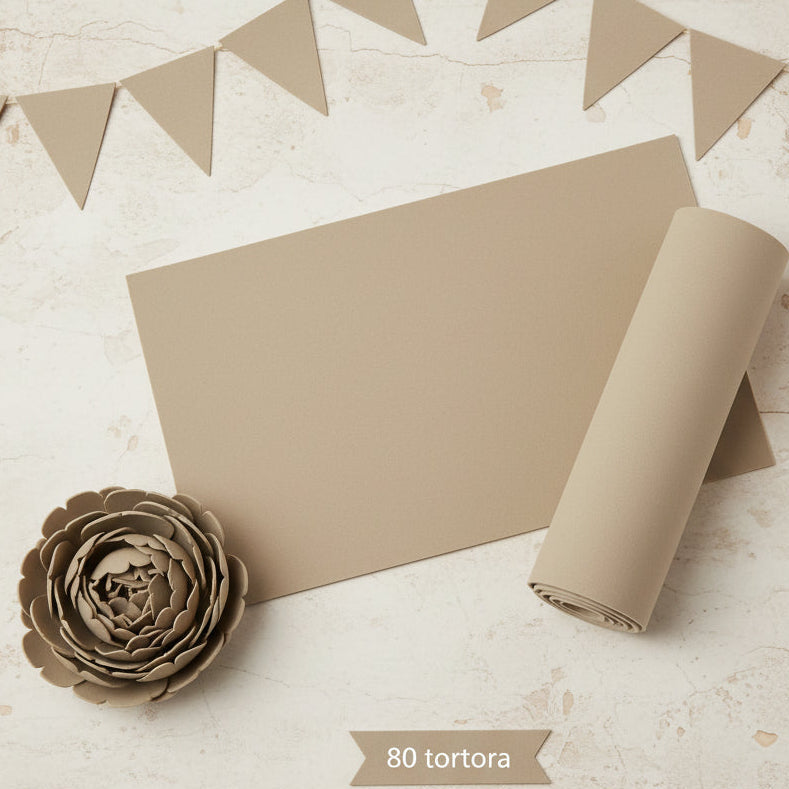colore shabby tortora Stafil offerta fommy soft gomma eva crepla sottile 1 mm da lavorare con stampi per fiori rose creare visi faccine bamboline fate dei fiorellini bandierine festoni allestimento