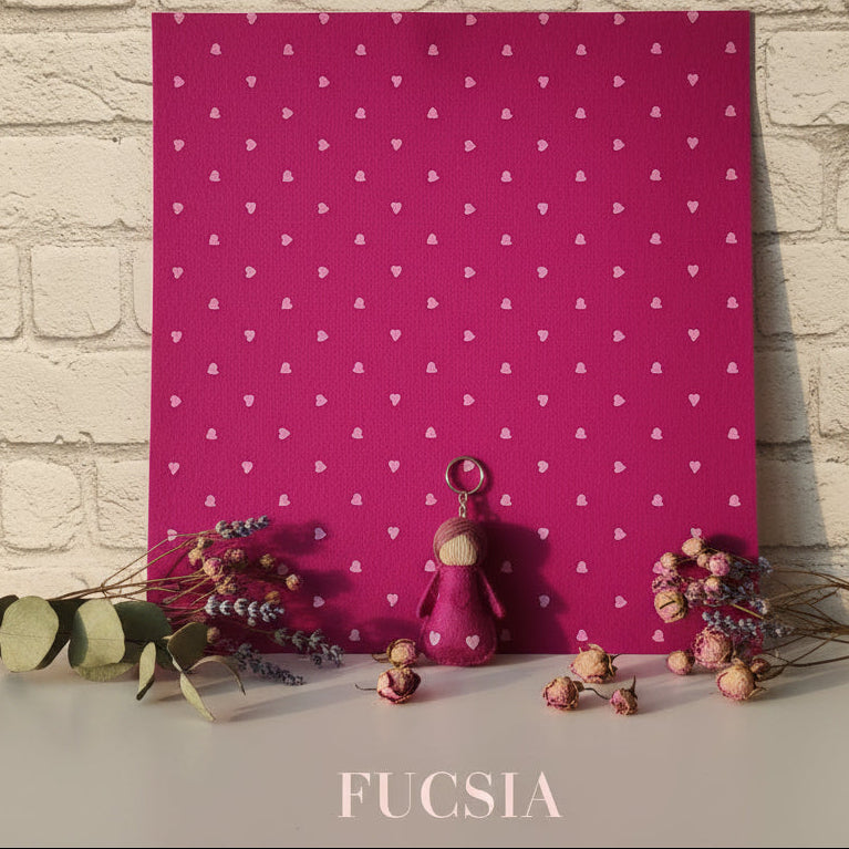 fucsia cuoricini fantasia pannolenci stampato feltro colori foglio creazioni fiocco nascita fai da te giostrina bambini animaletti pasquali stellina luna bambola portachiavi