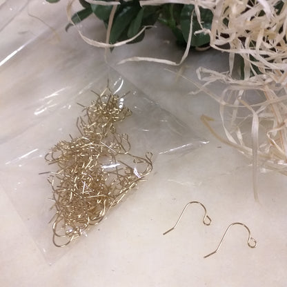 stock offerta amo di pesce ganci dorati chiusure orecchini monachelle aperte per fai da te bijoux gioielli di bigiotteria in perline metallo
