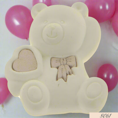 orsacchiotto gessetto bimba ricordini souvenir pensierini bomboniera nascita battesimo babyshower