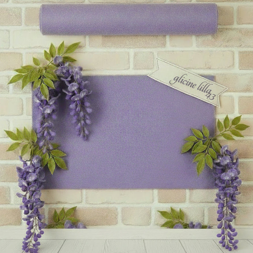 glicine lilla lavanda 43 pannolenci Stafil 1 mm morbido tinta unita feltro uso creazioni fiori fiocchi nascita lavoretti creativi bambini e natalizi o pasquali