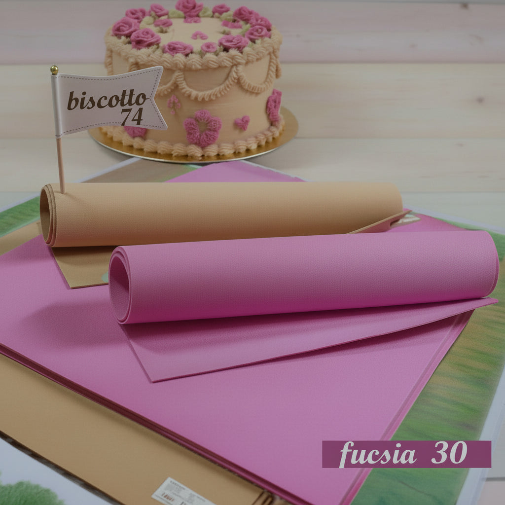 gomma crepla eva fommy 2 mm carta stafil moosgummi colori fiori pasquali bamboline di pupazzi torte compleanno foam mousse foamy beige biscotto rosa fucsia idee fai da te