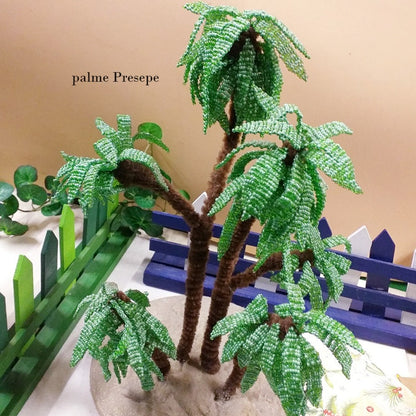 piante di palme per presepe decorazioni addobbi fai da te creativo idee regalo perline shop online bonsai perle veneziane miniatura