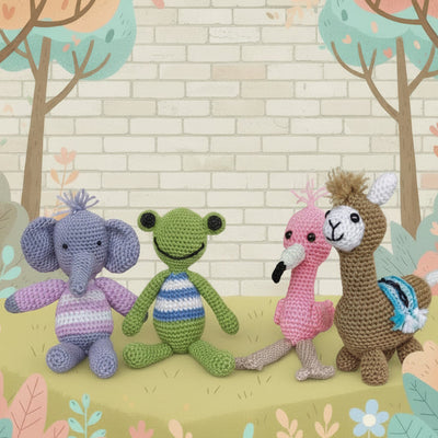 kit amigurumi uncinetto Stafil mini animale filato istruzioni italiano