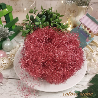 ramati capelli di angelo flowerhair angelhair lametta lurex metallica lamè per creazione bambole Natale angioletti natalizi acconciatura uso decorazioni vetrinistica fioristi composizioni centrotavola