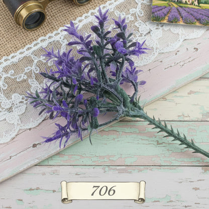 pick mazzolino 20 rametti lavanda lilla finta artificiale per bomboniere fai da te segnaposto rustico provenzale decorazioni matrimonio comunione laurea