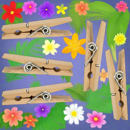 mollette pinze clips legno grandi 7.2 cm uso lavoretti creativi fermacarte fai da te craft bambini grest estate segnaposto animaletti