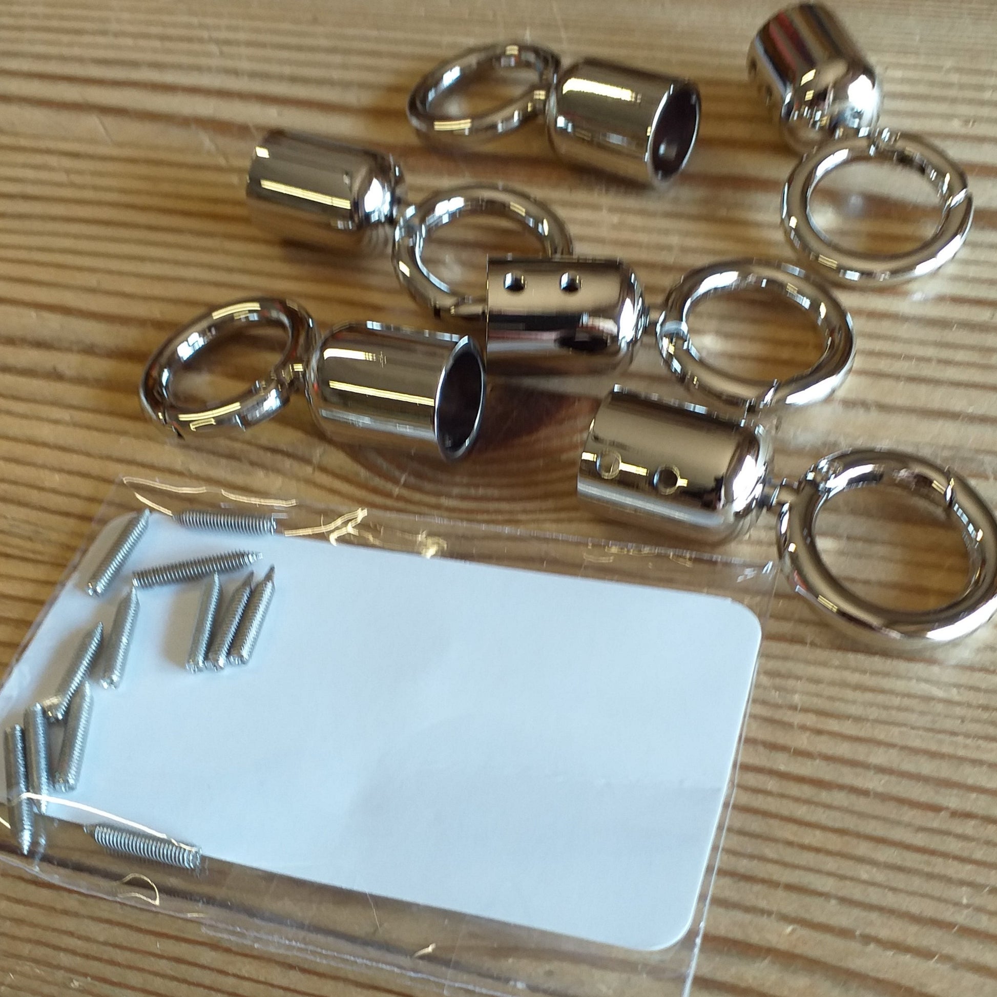 minuterie moschettoni chiusure anello e connettore attacco finale con viti uso accessori borse fai da te per manici fettuccia e nappine decorative corda