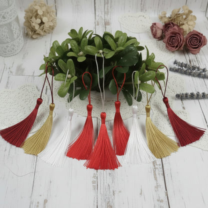nappine colorate rosse bianche decorative applicazioni fai da te bomboniere e segnalibro laurea comunione cresima matrimonio packaging ricordini souvenir