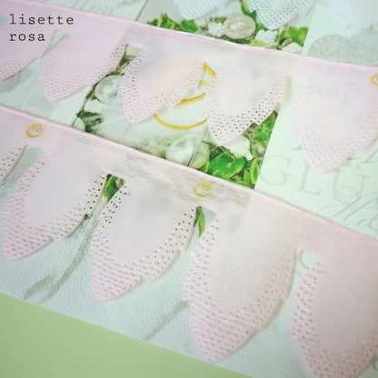 bianco rosa lisette nastro portaconfetti con tirante di tulle in organza per petali foglie fiori coccarda fai da te segnaposto bomboniere