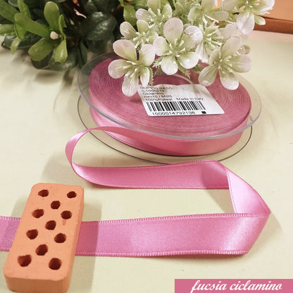 fucsia ciclamino 15 mm nastri decorativi raso stoffa uso per hobbistica lavoretti cucito creativo bomboniere fai da te addobbi confezioni regalo natalizie packaging vetrinistica uncinetto borse