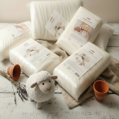 Fullwatte Stafil vetrina sacchi da 200 g 250 g 1 kg vendita a peso ovatta per imbottitura cucito creativo bambole pupazzi bomboniere normale morbida e siliconata federa imbottita per cuscino fai da te