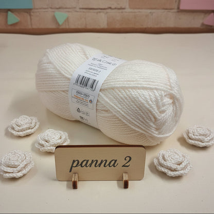 panna 2 pastello misto lana acrilico sintetico gomitoli per Ferri lavori a maglia e uncinetto vetrina eco-friendly uso sferruzzare maglione amigurumi pasquali decorazioni natalizie mandala
