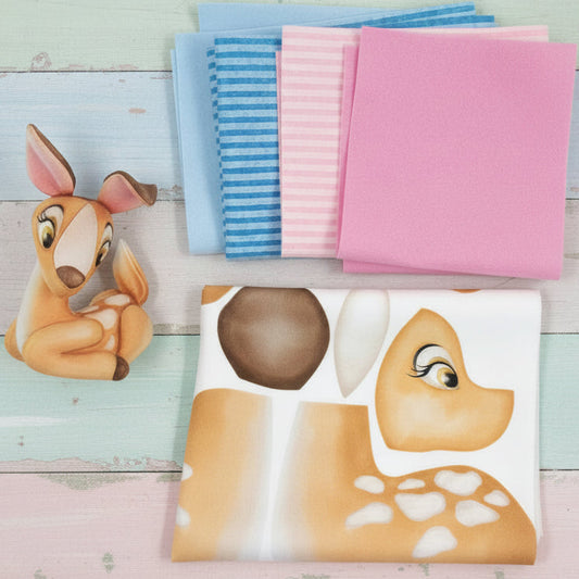 cerbiatto Melody Renkalik kit pannello pannolenci stampato nascita bebè baby bimbi azzurro celeste maschietto femminuccia rosa uso fai da te fiocco coccarda fuoriporta