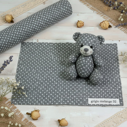 grigio melange 32 foglio feltro colorato pannolenci stampato fantasia pois per lavoretti creativi bambini e Natale hobbistica cucito san valentino addobbi uovo pasqua shabby