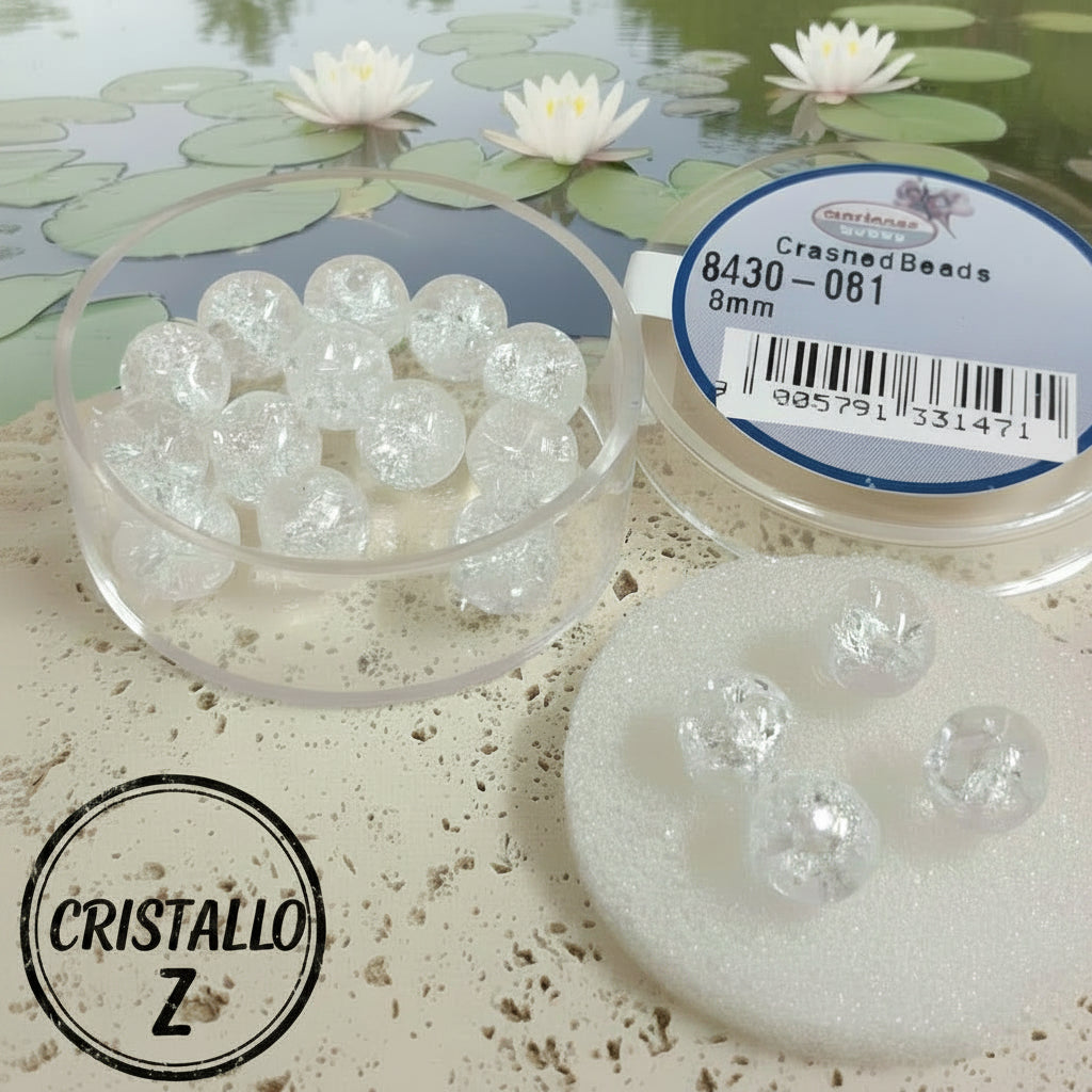 colore cristallo perle craquelle fai da te bijoux di bigiotteria gioielli di perline