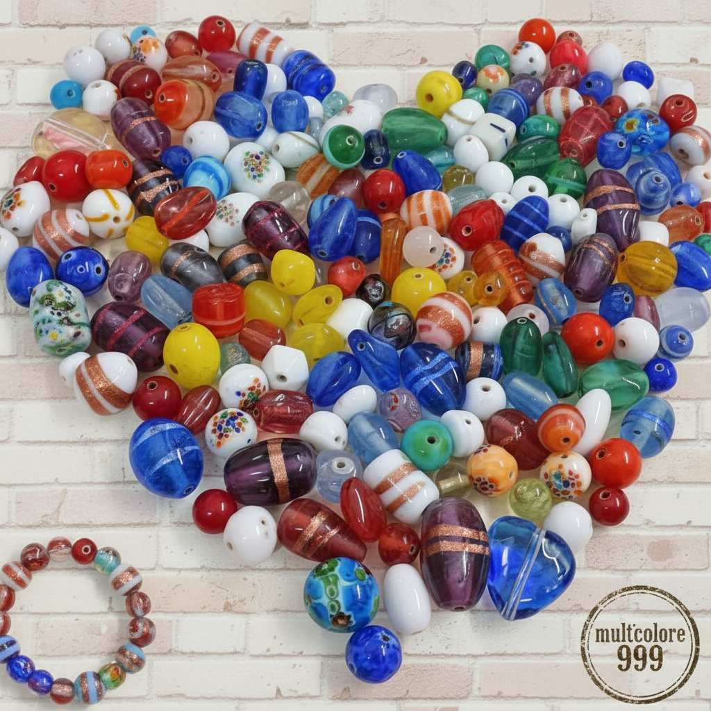 multicolore perle murano vetro particolari originali miste assortite per bigiotteria e gioielli di perline fai da te