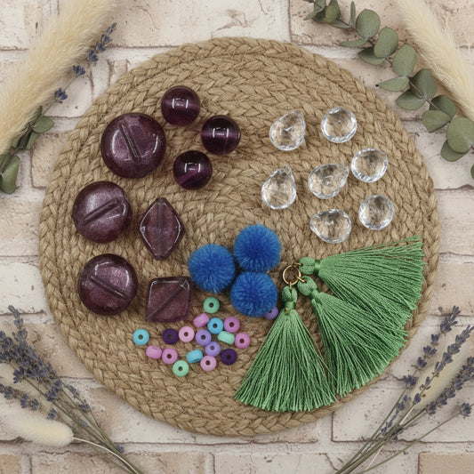 shop negozio di vendita online pompon gocce perle piastre pendenti forma rombo nappine palline di pompon accessori creare ciondoli collane orecchini pendenti