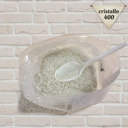 cristallo 400 vendita 500 grammi 1 chilogrammo sfuse a peso perline di vetro colorate hobby rocailles perle conteria tipo veneziano uso creazioni fiori bonsai bigiotteria