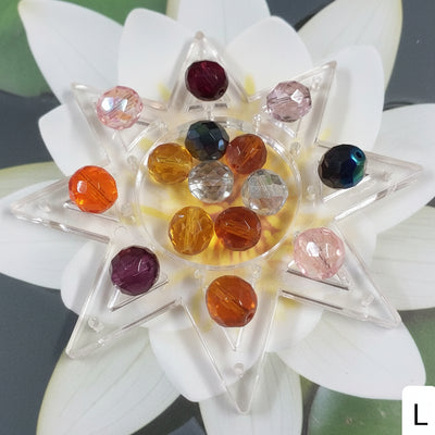 Cristalli perle vetro bigiotteria fai da te collane bracciali 8-12 mm