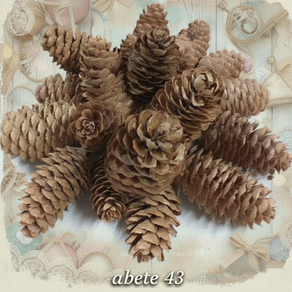 abete pigne naturali rosse grandi decorazioni fai da te natalizie misto bacche chiare scure uso addobbi albero natale centrotavola