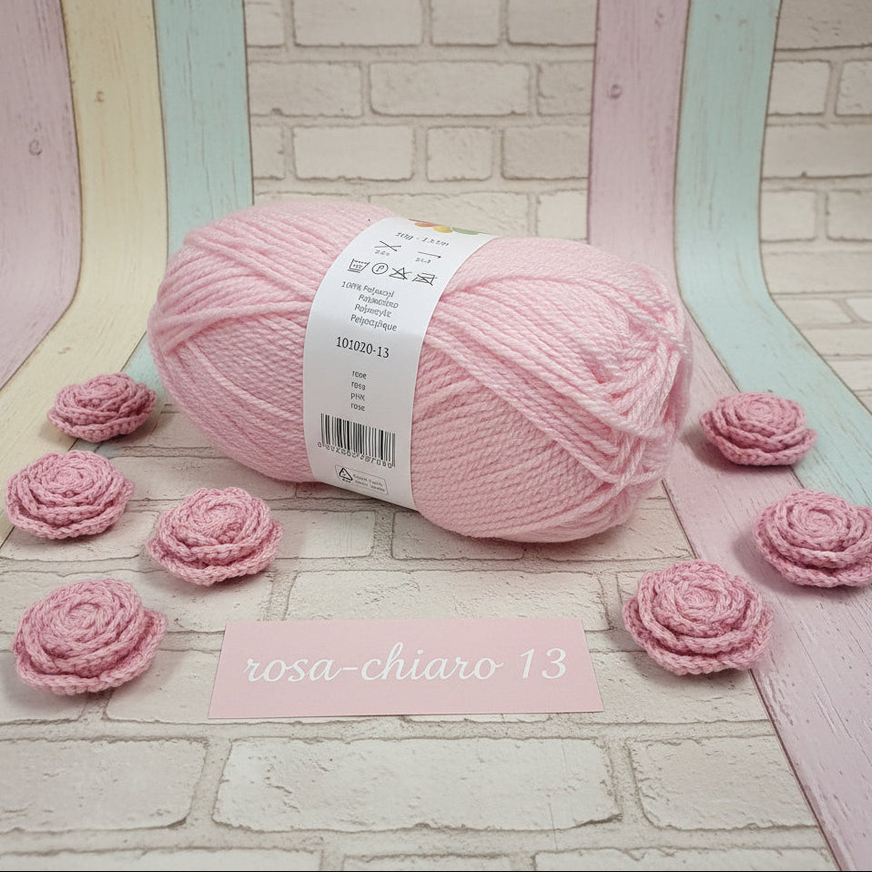 rosa chiaro 13 colori pastello misto lana acrilico sintetico gomitoli per Ferri lavori a maglia e uncinetto vetrina eco-friendly uso sferruzzare maglione amigurumi pasquali decorazioni natalizie mandala
