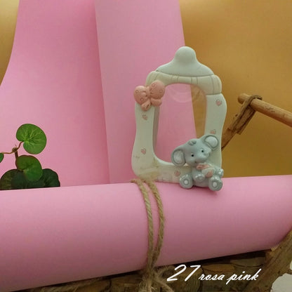 27 rosa pink gomma crepla carta eva rotolo grande foglio fommy spessore 2 mm termomodellabile foam mousse creare bamboline pupazzi pigotte angioletti torte scenografiche fiori primavera fiocco nascita baby bebè