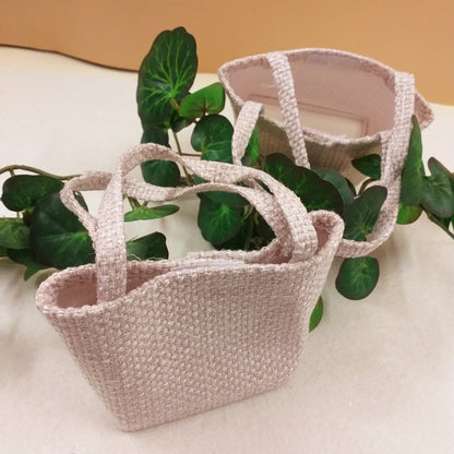 come confezionare forma shopper mini borsetta sportina juta di sacchetti portaconfetti economici originali particolari per Italian bomboniere da confezionare confetti