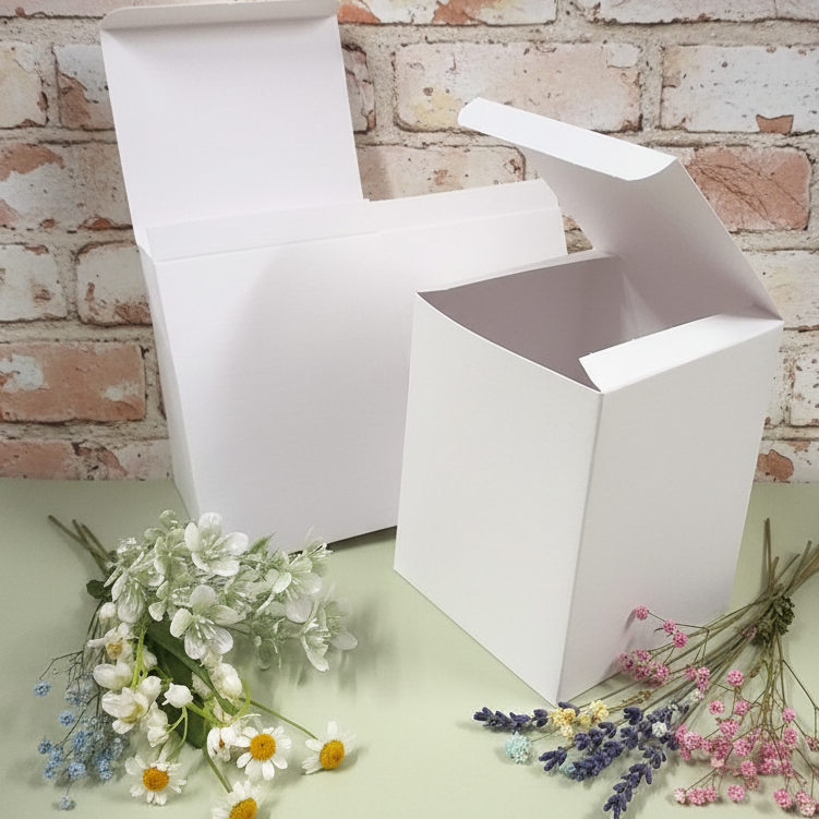 fibra bianco cartoncino per scatole grandi strette alte rettangolari uso confezioni packaging bomboniere fai da te regali matrimonio comunione cresima battesimo