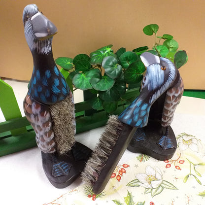 spazzole setola sintetica a forma di anatra legno bambole decorative idee regalo utili pulizia abiti vestiti lavanderia