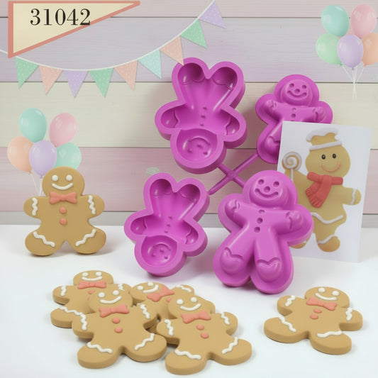 stampi per fommy gomma crepla carta eva formine biscotti stampini dolci natalizi albero Natale addobbi decorazioni omini gingerbread pan di zenzero panpepato