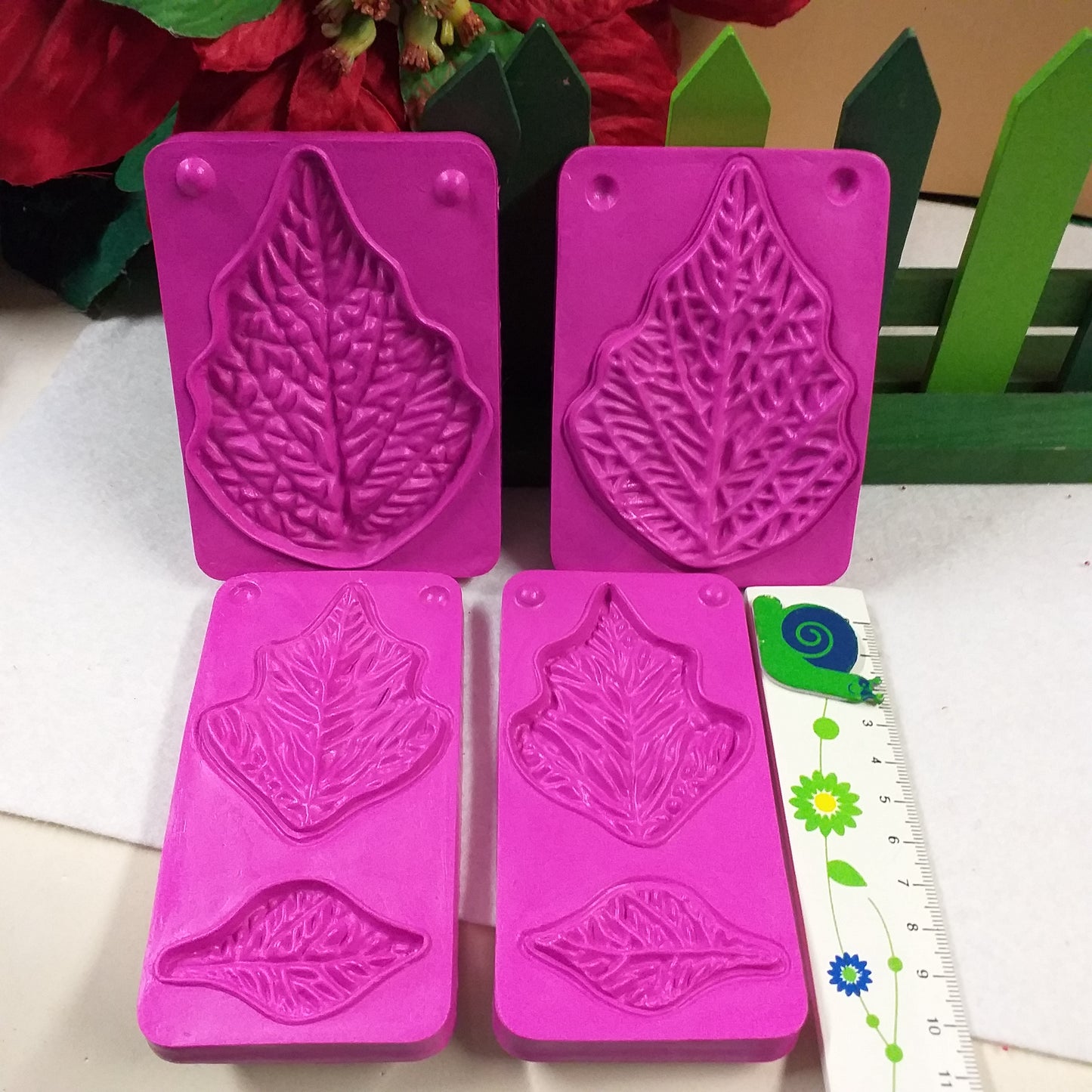 2.5 - 10 cm stampi Stafil, per stella di natale kit creare composizioni floreali centrotavola natalizi vetrinistica fiori di fommy stoffa tessuto velluto termoformabile